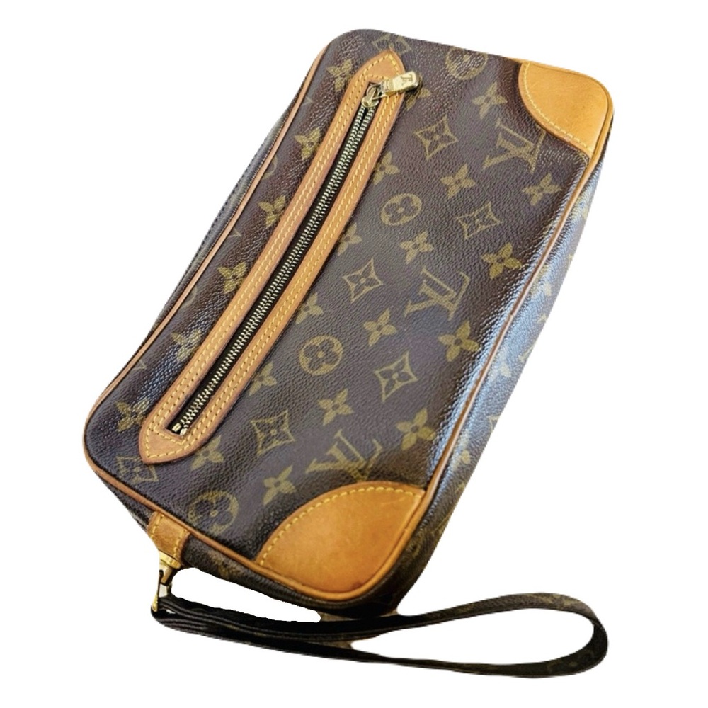 Vuitton Monogram Canvas Bag 28 with Vachetta